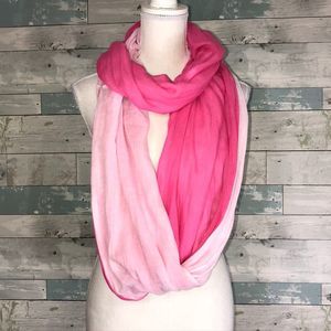 Belle Gray infinity scarf pink #503